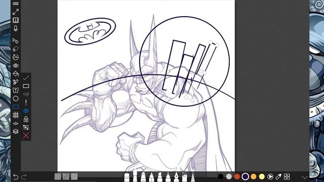 Using the Stencil Tool in Sketchable App смотреть онлайн