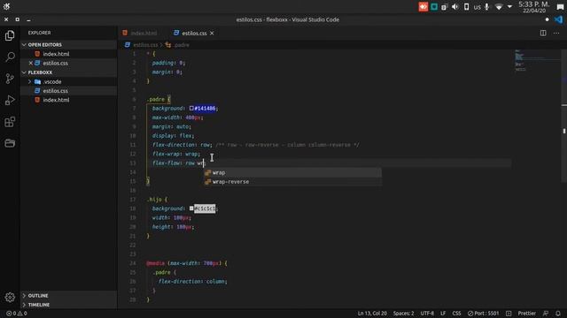 Aprendiendo a utilizar propiedad display flex o cajas flexibles flexbox смотреть онлайн
