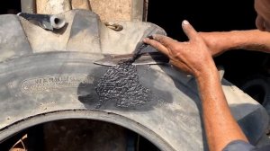 Удивительная Техника Ремонта Тракторной Шины