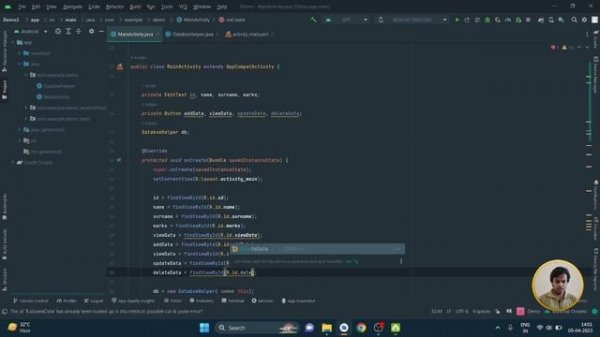SQLite database in android studio || SQLite Database Full Course || part 2