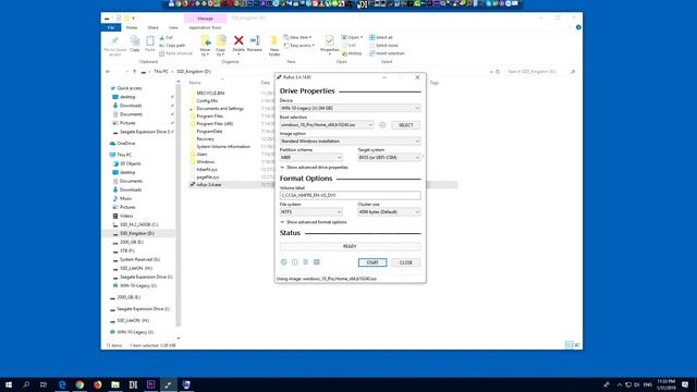 Bootable USB Flash Drive using Rufus (MBR/GPT, Legacy/UEFI) смотреть онлайн