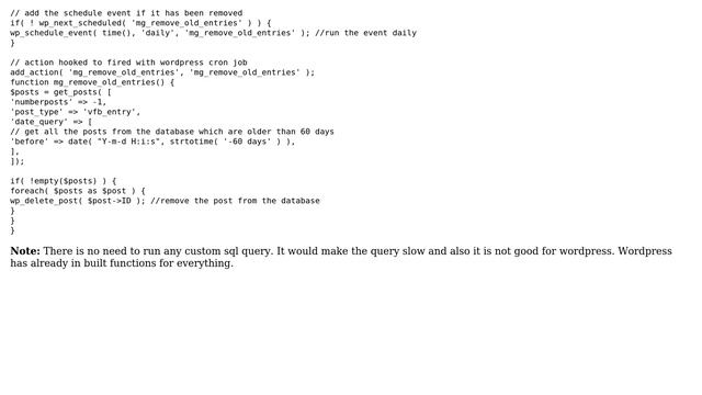 Wordpress: cron job to auto delete posts of a specific post type older than x days (3 Solutions!!) смотреть онлайн