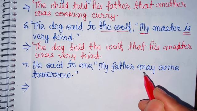 Direct and Indirect Speech/Change of Tense and Person in Narration/English Grammar смотреть онлайн