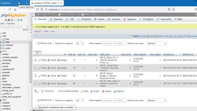 CHAT PHP Como criar um chat real time Aula 9 Ação de Chamada do Chat смотреть онлайн