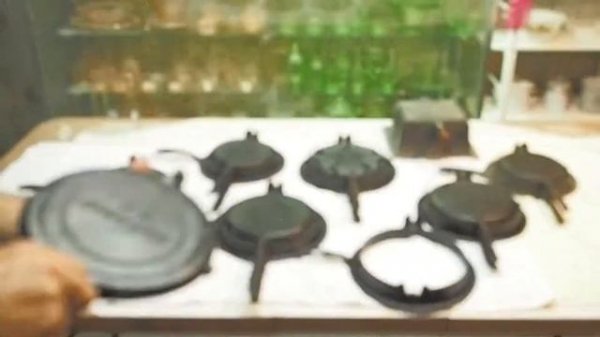 Cast iron collection 4 Waffle irons