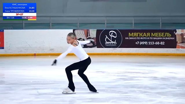 Кира ТРОФИМОВА КП 16.09.2023 Спортивные соревнования Московской области по ФК смотреть онлайн