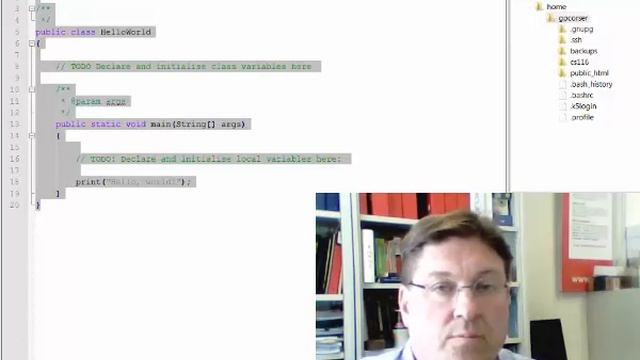 cs 116 exercise01b - Structorizer, NppFtp, Putty, javac, java, HelloWorld смотреть онлайн