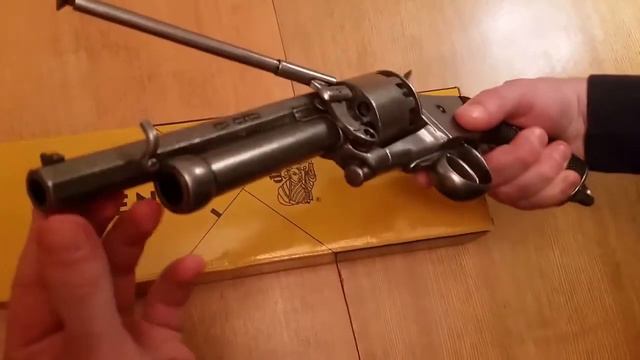 Револьвер ЛеМат Деникс, Confederate LeMat revolver, Denix replica 1070.mp4 смотреть онлайн