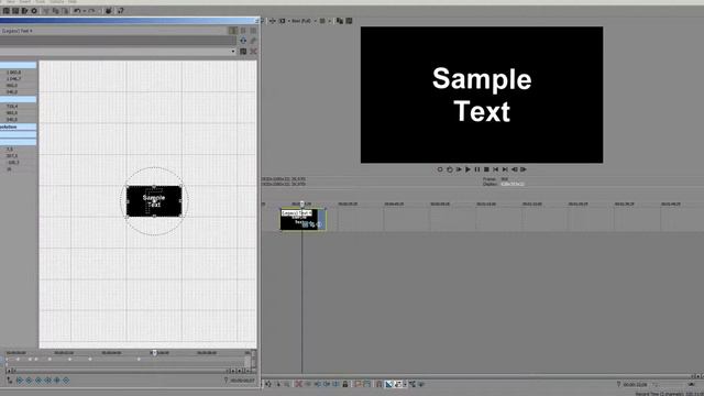 Vegas Pro 14 - обучение. Кроп (crop) вращение, простой пример