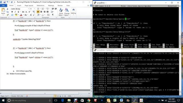 DXSpider Raspberry Pi 3 Configuring Partner Links смотреть онлайн