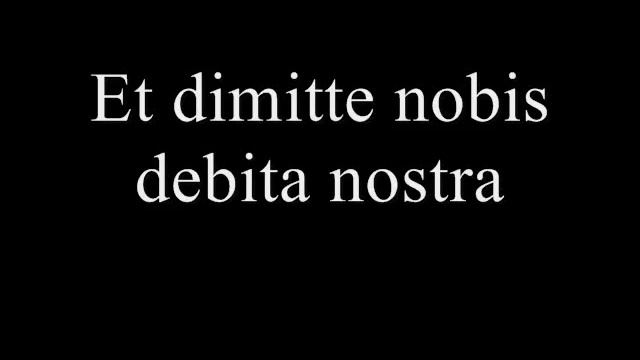 Pater Noster - Recited with a Classical Latin pronunciation смотреть онлайн