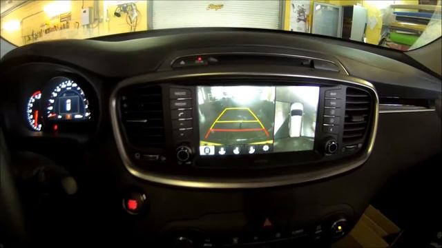 Омыватель задней и передней камеры на Киа Соренто 2016 смотреть онлайн