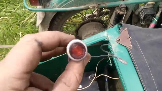 зелёный мотоцикл Урал ИМЗ 8. 103. 10 (часть 2) смотреть онлайн