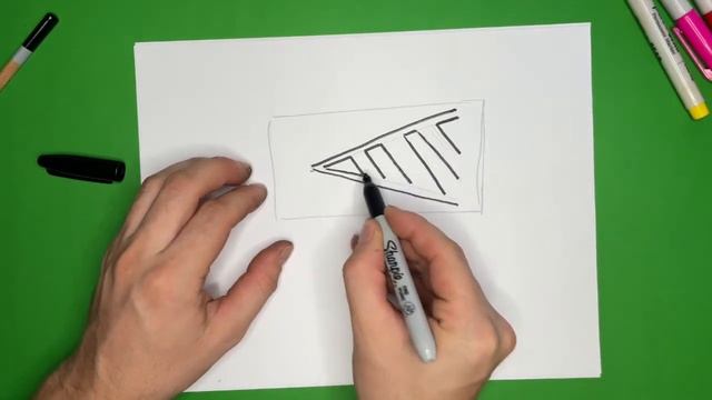 Как нарисовать Дорожный Знак Разметка Велосипедная дорожка пересечение с дорогой смотреть онлайн