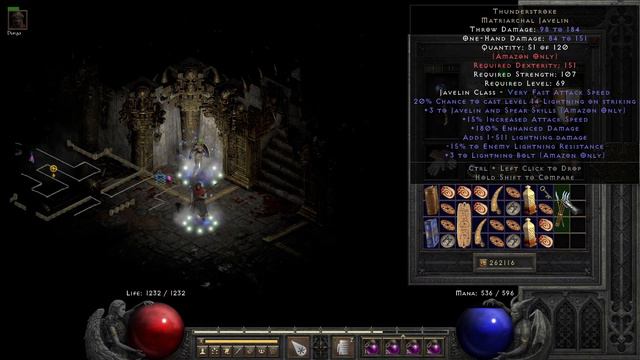 How I got Thunderstroke, unique matriarchal javelin - Diablo 2 Resurrected: Season 6 смотреть онлайн