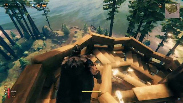 Valheim Treehouse - Uncle Iroh's Tea Shop Tour - Advanced Building Tips Included смотреть онлайн