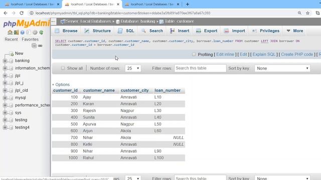 Join in DBMS part 5 (outer join) смотреть онлайн