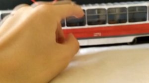 Масштабная модель трамвая ктм5