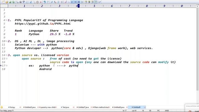 PYTHON tutorials || Demo - 1 || by Mr. Ram On 12-04-2021 @9PM IST смотреть онлайн