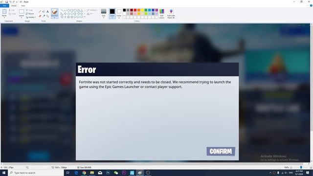 Fortnite was not start correctly and need to be closed. We recommand to launch game Error Fixed смотреть онлайн