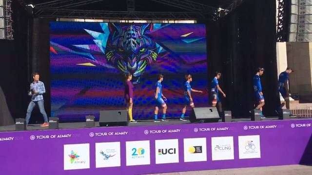 Открытие велогонки Tour Of Almaty