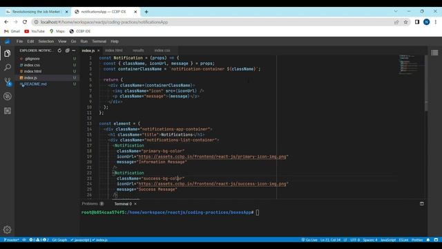 React Js | Coding Practice 2 | NXTWAVE | CCBP смотреть онлайн