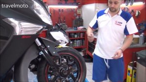 disk brake repair: SYM GTS 250 scooter