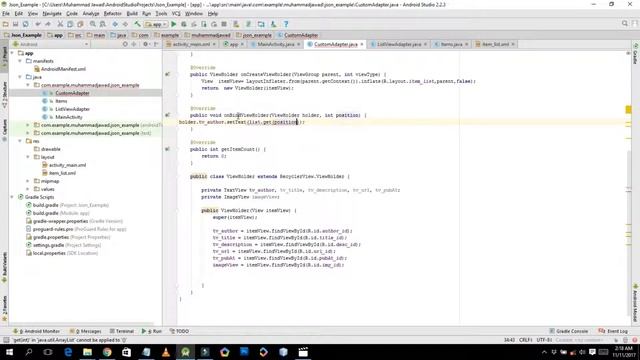 How to Fetch JSON data using Volley(Part 4)+RecyclerView смотреть онлайн