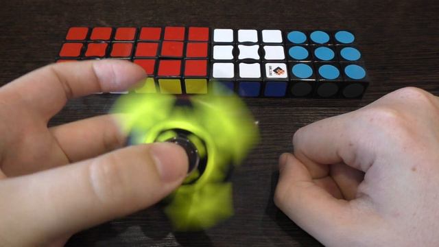 Спиннер Рубика Unboxing №67 QiYi MoFangGe 1x3x3 Fidget Cube