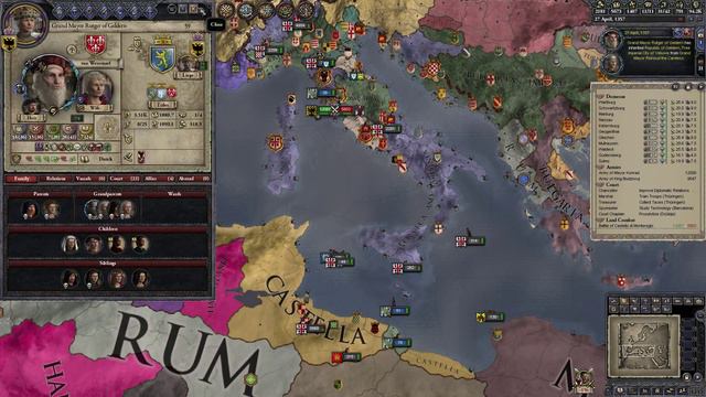Let's Play Crusader Kings 2 [HIP Mod] New World Order 147 смотреть онлайн
