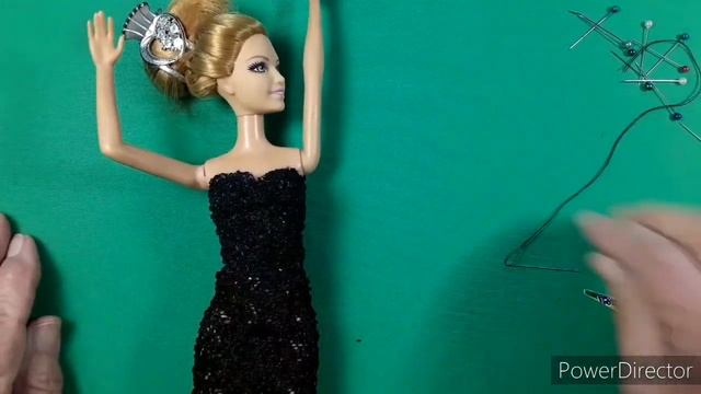 Вечернее платье в пол для Барби. Урок шитья. Мастер-класс . смотреть онлайн