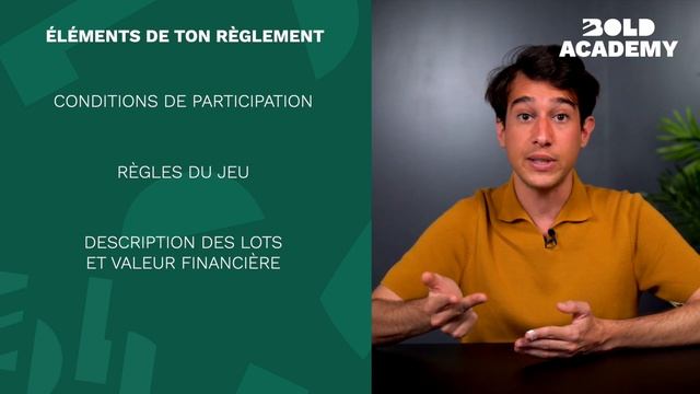 BIEN ORGANISER DES JEUX-CONCOURS смотреть онлайн