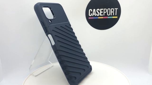 Чехол синего цвета для Huawei P40 Lite с объемным текстурным рисунком, серии Onyx от Caseport смотреть онлайн