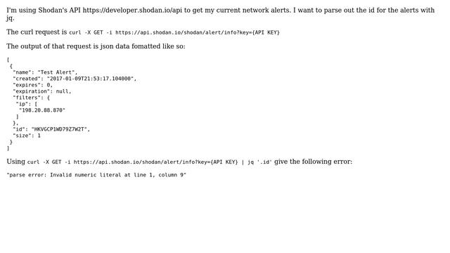 Parsing JSON data from a curl API request смотреть онлайн