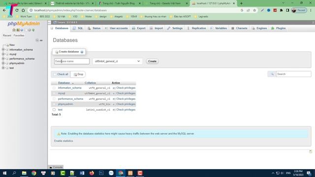 Hướng Dẫn Sử Dụng Xampp Tạo Cơ Sử Dữ Liệu Trên Localhost смотреть онлайн