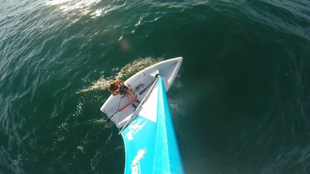 Gopro: on the mast, sailing in Greece, Kefalonia with a laser pico and a Gopro on a calm day смотреть онлайн