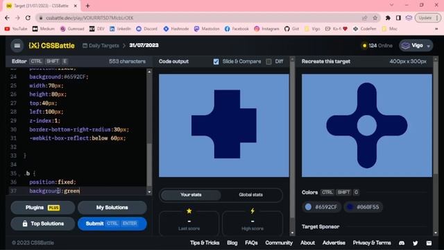CSS Battle | Daily Targets - 31st July 2023 | CSS3 | CSS Challenge смотреть онлайн