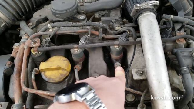 Что происходит когда не герметична или пробита шайба под форсунками на Chevrolet Nubira I 2.0d, Z20 смотреть онлайн