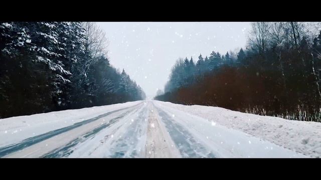 Зимняя дорога | расслабляющее путешествие в машине | заснуть | тихий мужской голос смотреть онлайн