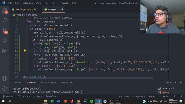 Cómo desarrollar un asistente virtual con Python ?. Parte 13: Nuevo reconocimiento de colores ⭕ (1) смотреть онлайн