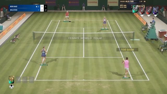 TENNIS WORLD TOUR 2 Gameplay Local Co-op Multiplayer смотреть онлайн