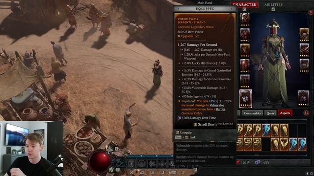 NEW Best Sorcerer Fire Build For End Game Is NUTS! 50-100 Guide - Diablo 4 смотреть онлайн