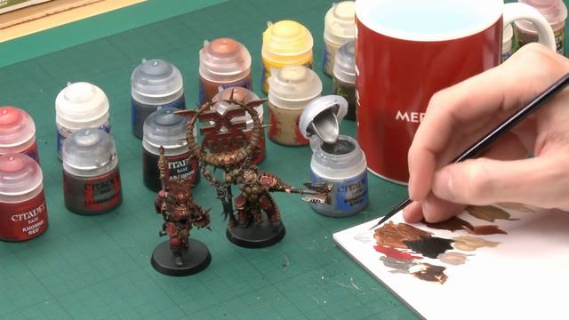 How to paint Warhammer Age of Sigmar part 5 - Blood Warriors & the Blood Secrator смотреть онлайн