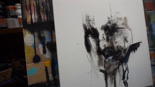 ink painting portrait on canvas смотреть онлайн