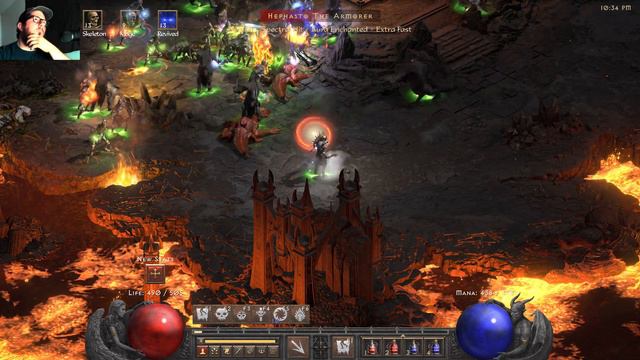 Diablo 2 Resurrected - Part 10 Necromancer Summoner - Act 4 Nightmare [4K 120FPS] смотреть онлайн