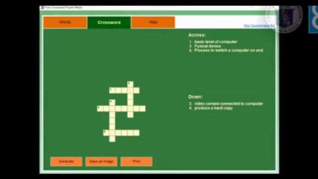 Crossword Puzzle Maker - Webinar - EdTech - OER смотреть онлайн