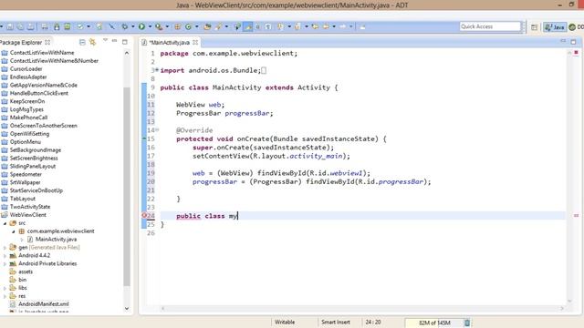 How to load web page in android webview along with progress bar смотреть онлайн