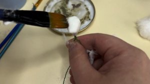 Личико из ваты.