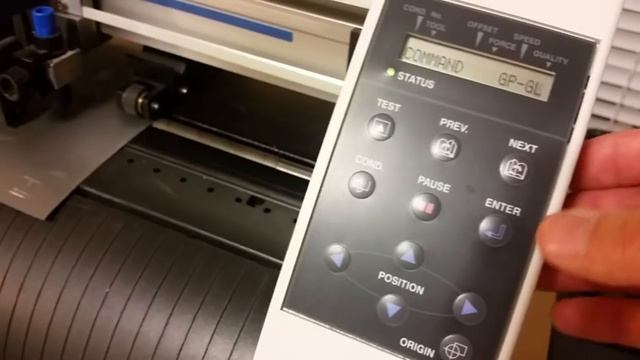 Graphtec CE5000-60 GP-GL error, how to fix! смотреть онлайн