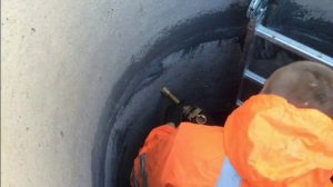 Обустройство колодца, монтаж насоса в колодец, dab divertron